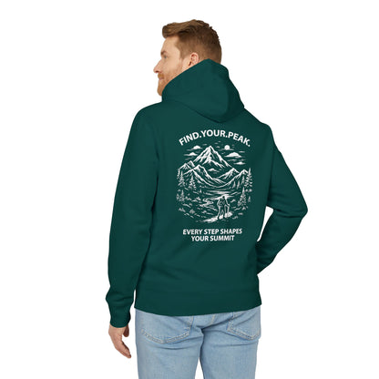 Premium Organic Hoodie - Every Step Shapes Your Summit