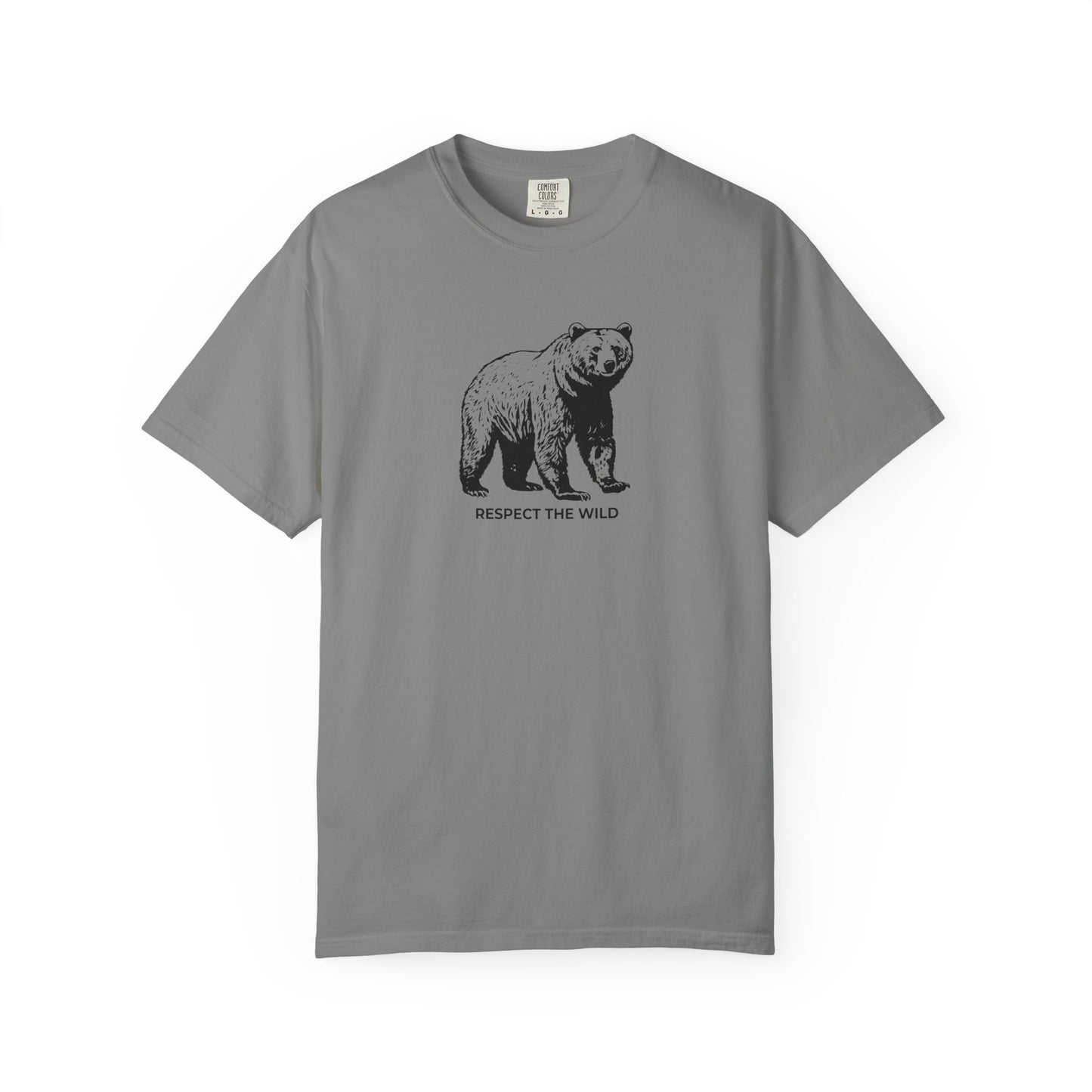 Bear Graphic T-Shirt — "Respect the Wild" Tee
