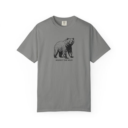 Bear Graphic T-Shirt — "Respect the Wild" Tee