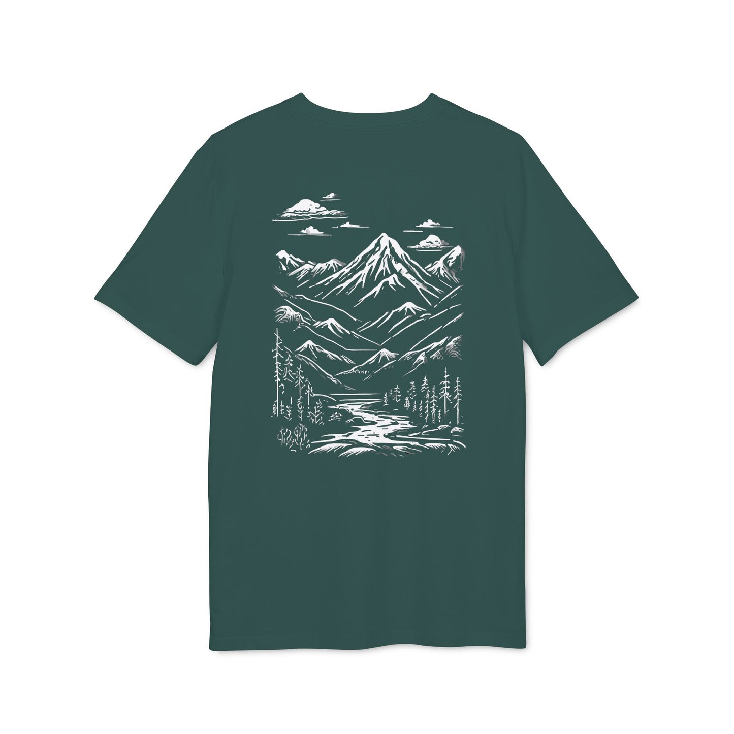 Premium Organic Shirt | Find Your Peak | Mountain River