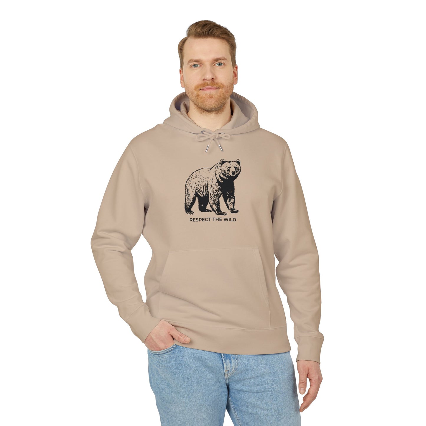 Ultra-Soft Organic Hoodie "Respect the Wild"