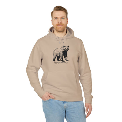 Ultra-Soft Organic Hoodie "Respect the Wild"