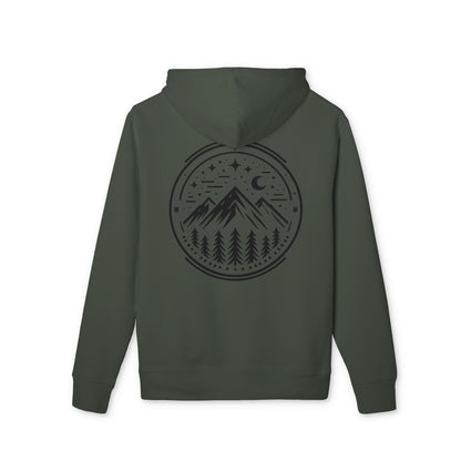 Premium Organic Hoodie Mountain Peak