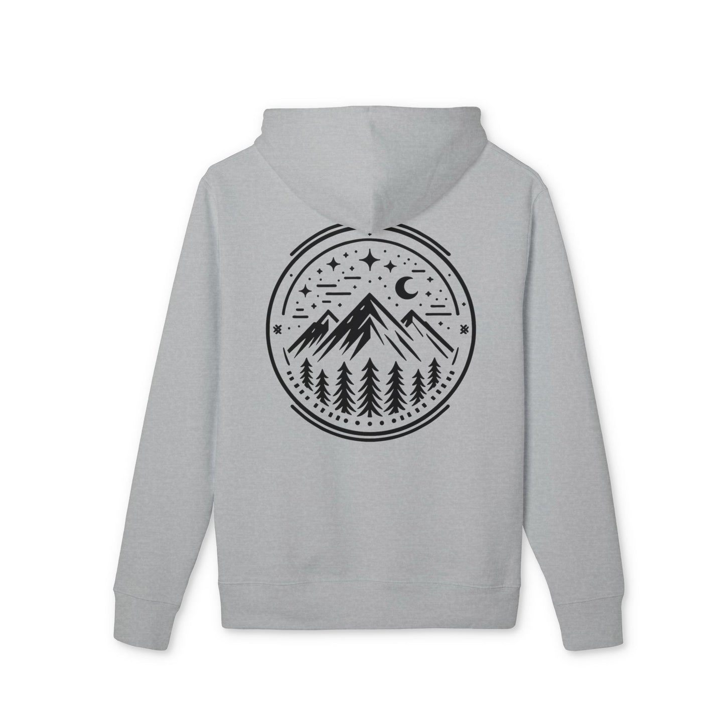 Premium Organic Hoodie Mountain Peak