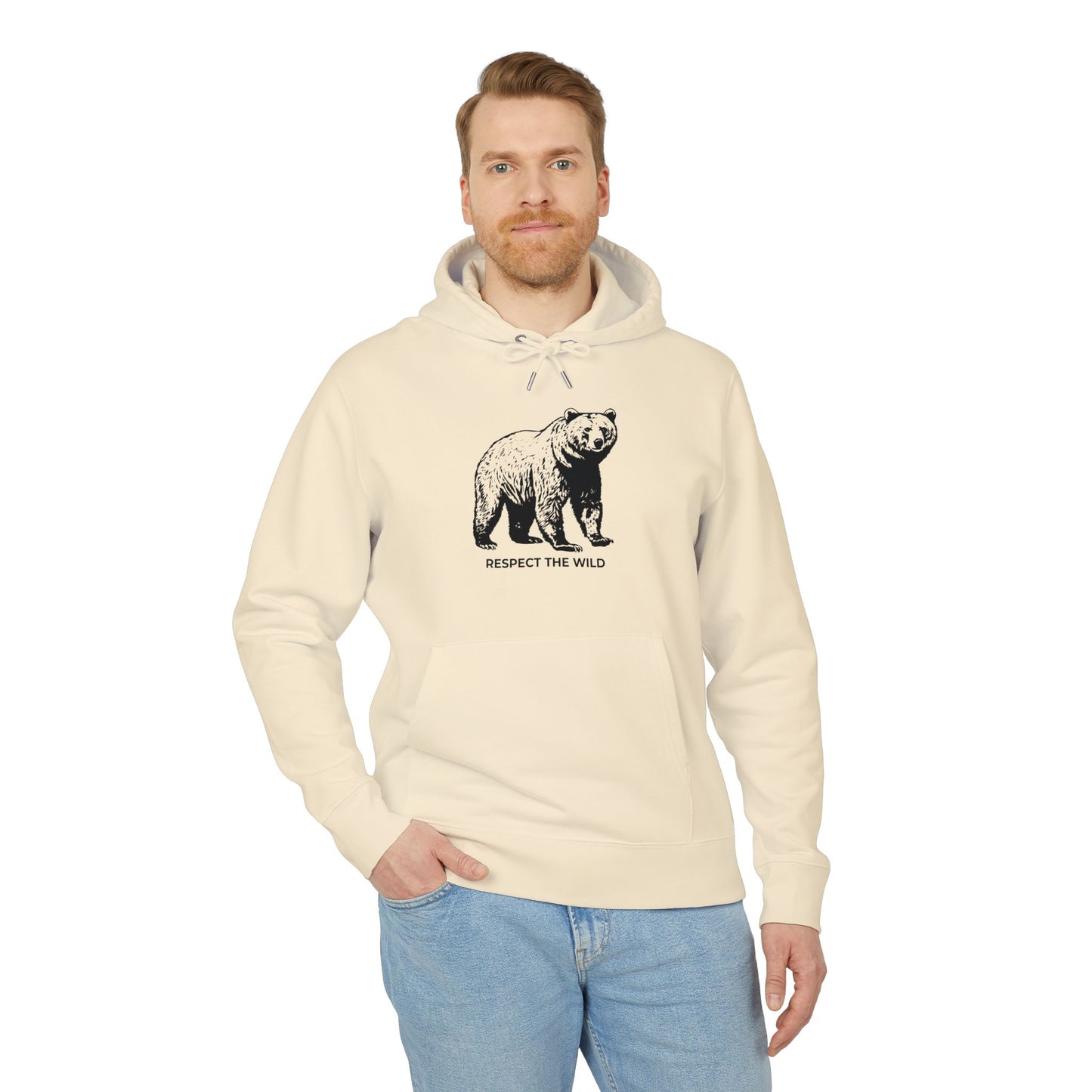 Ultra-Soft Organic Hoodie "Respect the Wild"