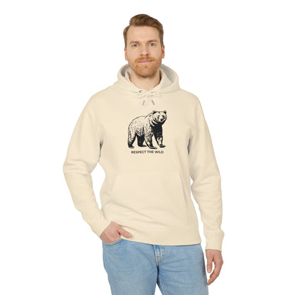 Ultra-Soft Organic Hoodie "Respect the Wild"