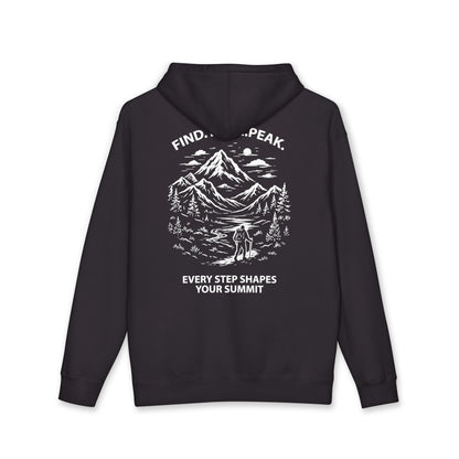 Hoodie – “Every Step Shapes Your Summit” Heavyweight Hoodie