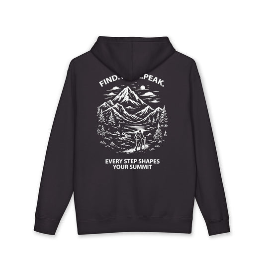Hoodie – “Every Step Shapes Your Summit” Heavyweight Hoodie
