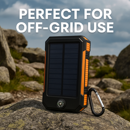 Solar Waterproof Powerbank 20 000 mAh