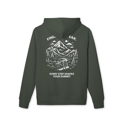Premium Organic Hoodie - Every Step Shapes Your Summit