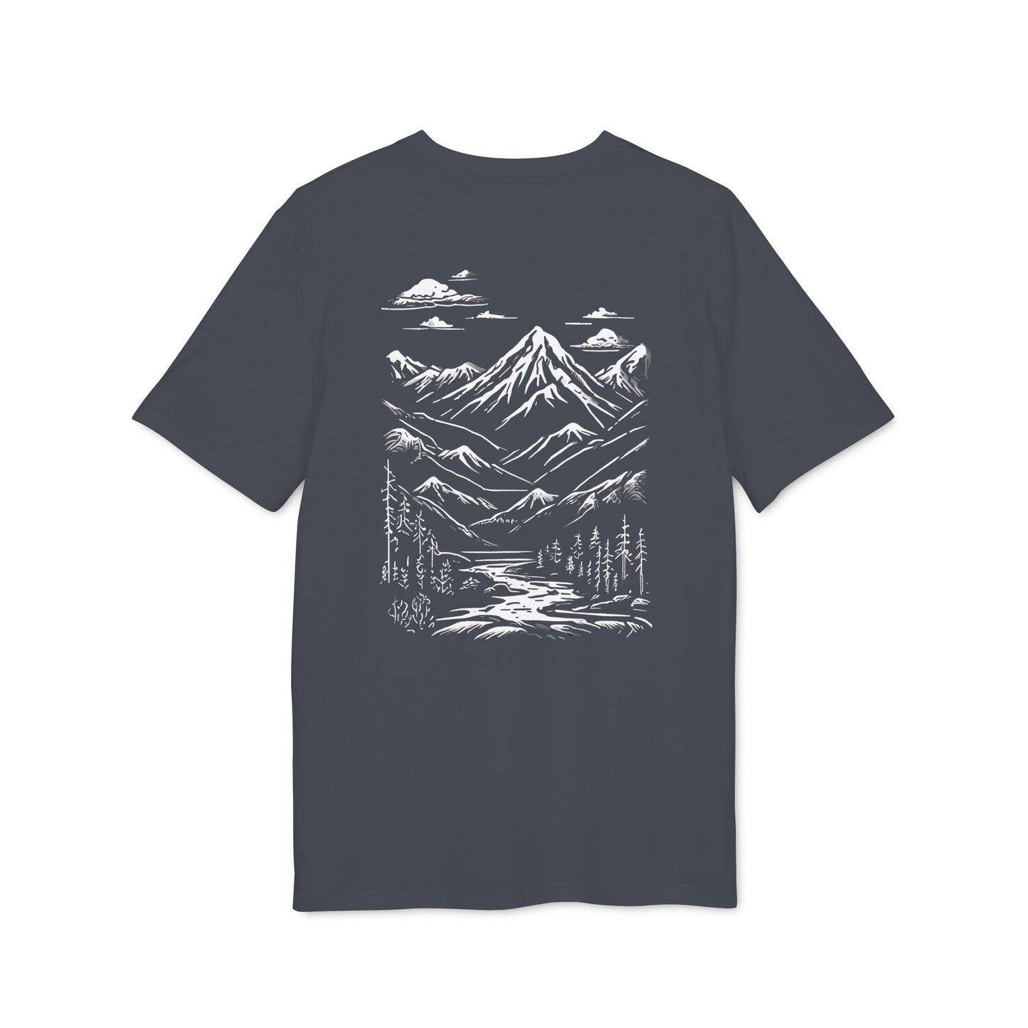 Premium Organic Shirt | Find Your Peak | Mountain River