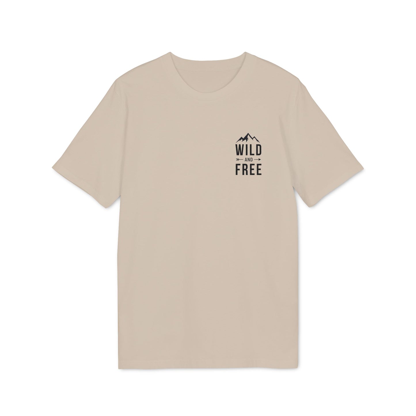 Wild and Free Mountain T-Shirt — Minimal Adventure Tee