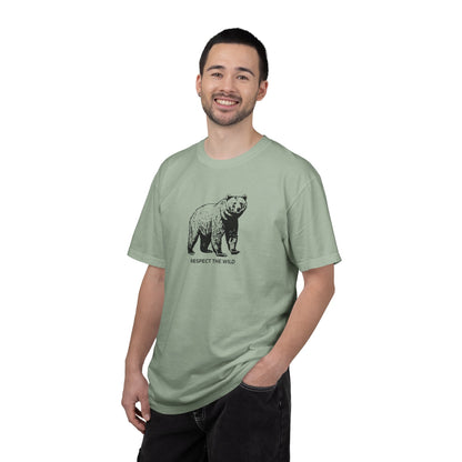 Bear Graphic T-Shirt — "Respect the Wild" Tee