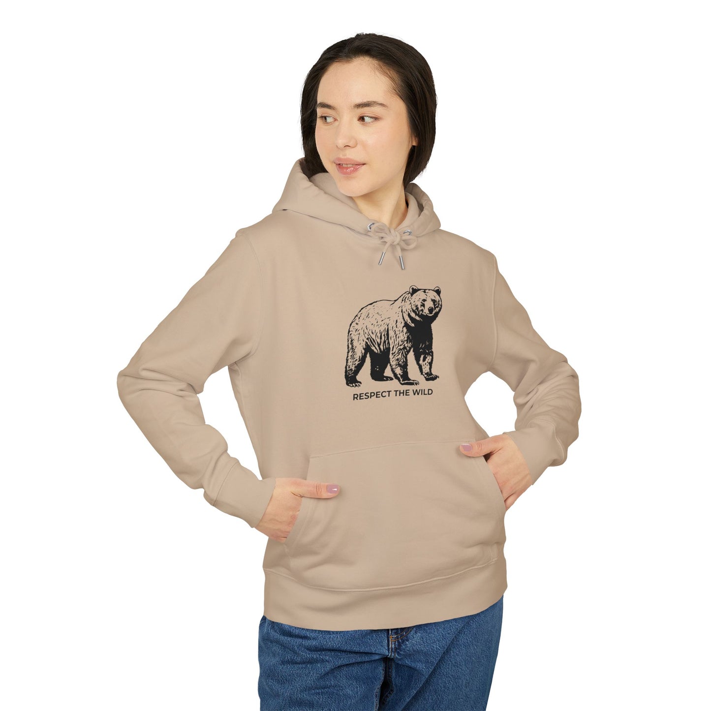Ultra-Soft Organic Hoodie "Respect the Wild"
