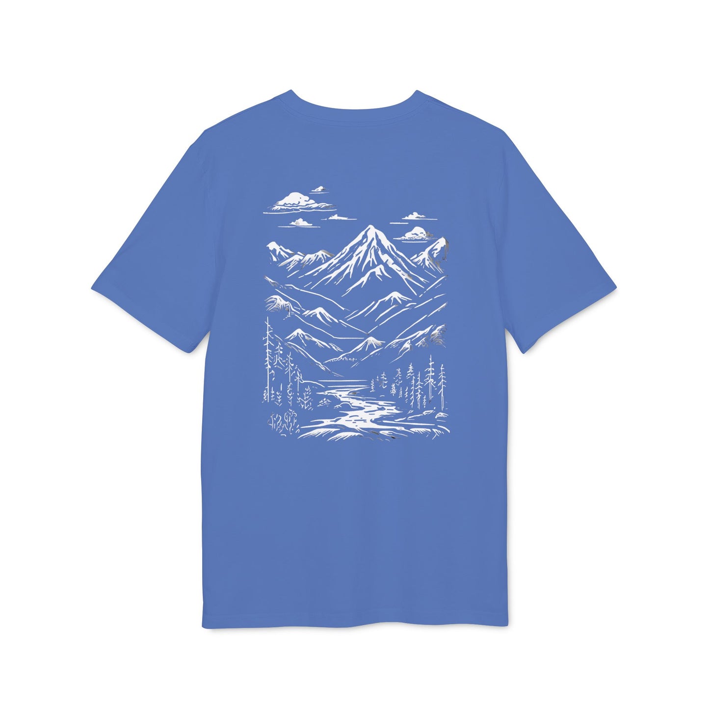 Premium Organic Shirt | Find Your Peak | Mountain River