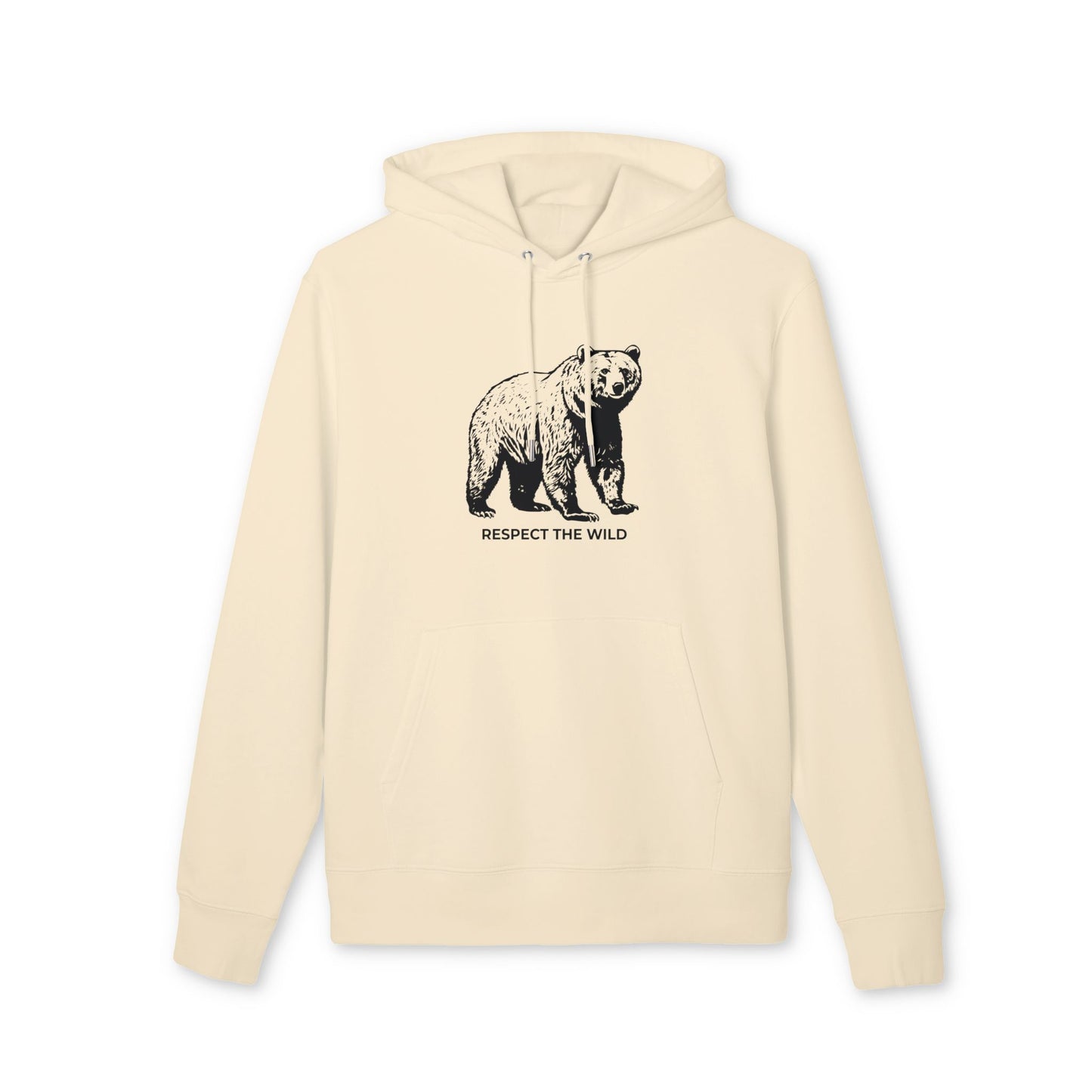 Ultra-Soft Organic Hoodie "Respect the Wild"