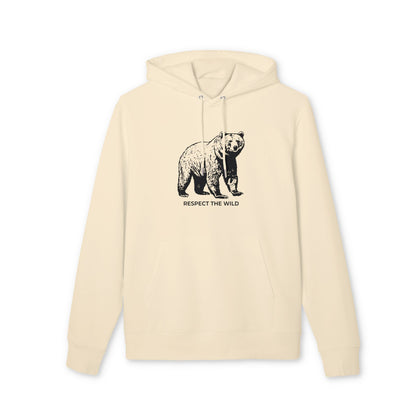 Ultra-Soft Organic Hoodie "Respect the Wild"