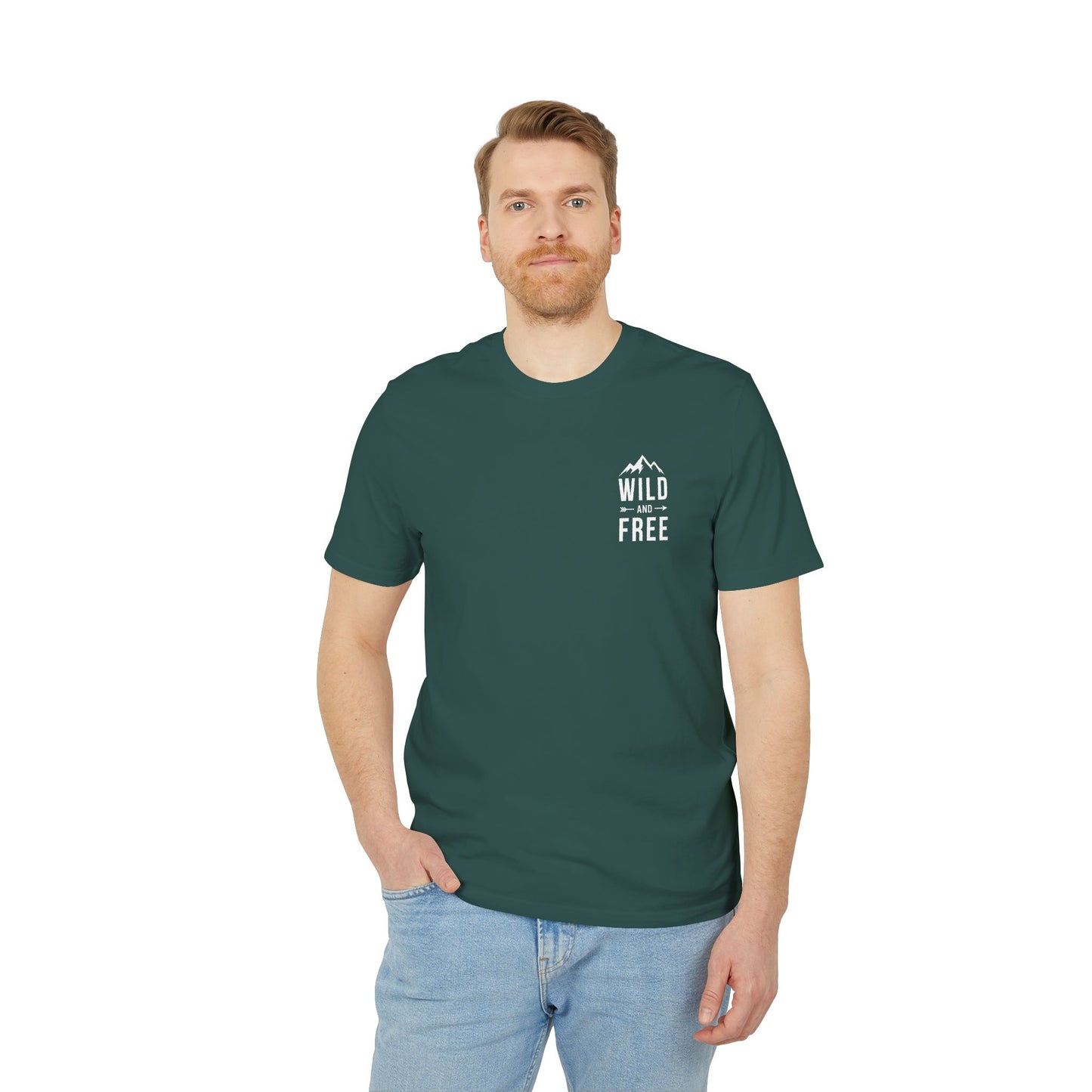 Wild and Free Mountain T-Shirt — Minimal Adventure Tee