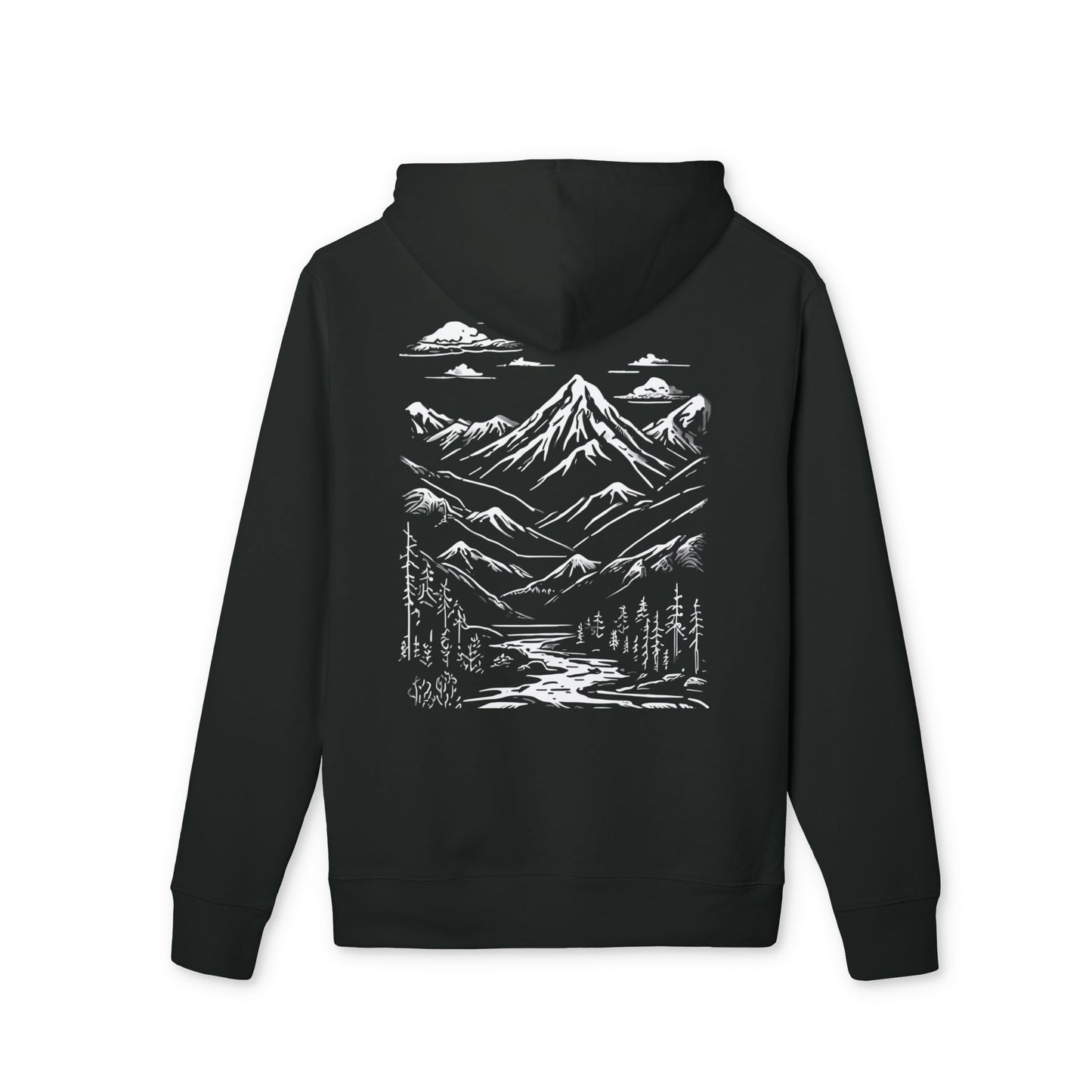 Premium Hoodie "Mountain River"