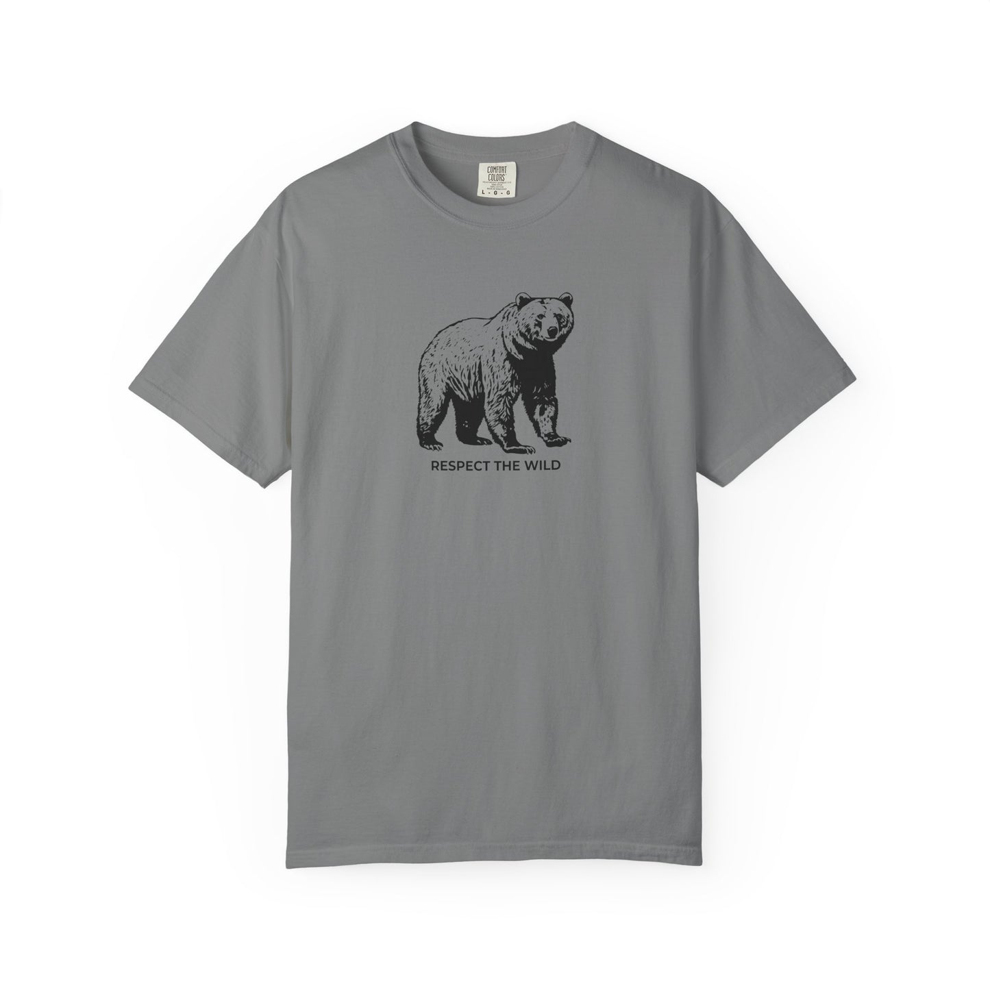 Bear Graphic T-Shirt — "Respect the Wild" Tee
