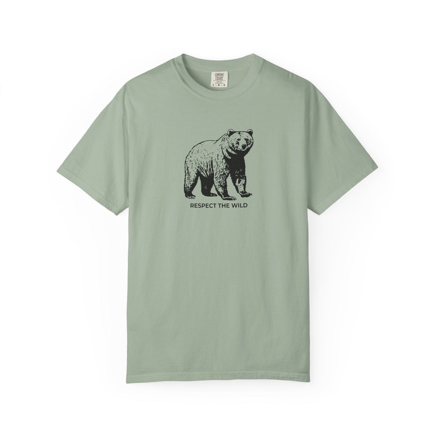 Bear Graphic T-Shirt — "Respect the Wild" Tee