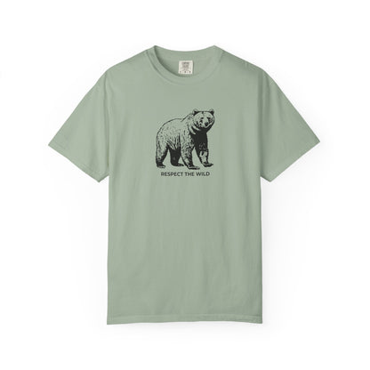 Bear Graphic T-Shirt — "Respect the Wild" Tee