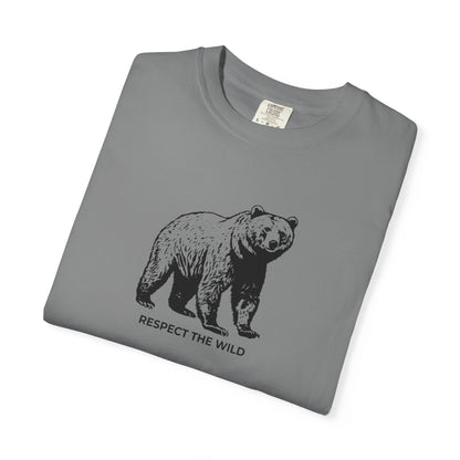Bear Graphic T-Shirt — "Respect the Wild" Tee
