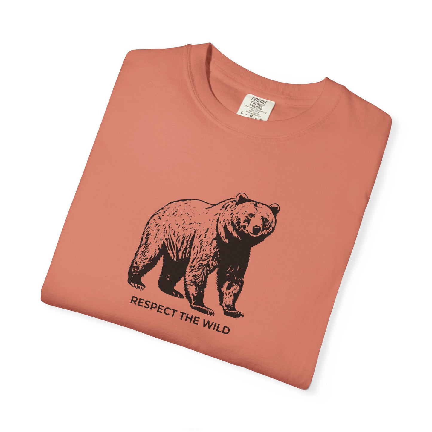 Bear Graphic T-Shirt — "Respect the Wild" Tee