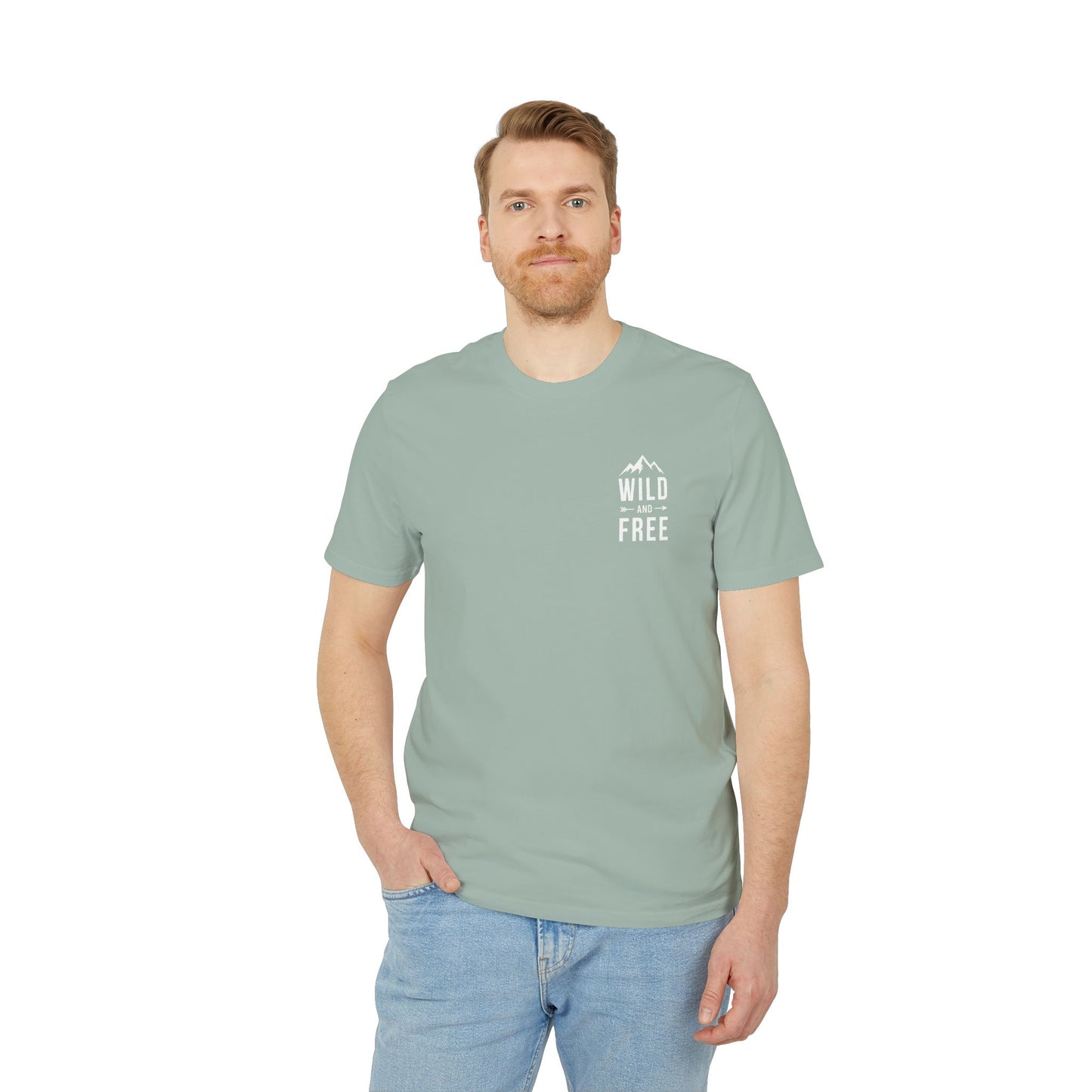 Wild and Free Mountain T-Shirt — Minimal Adventure Tee