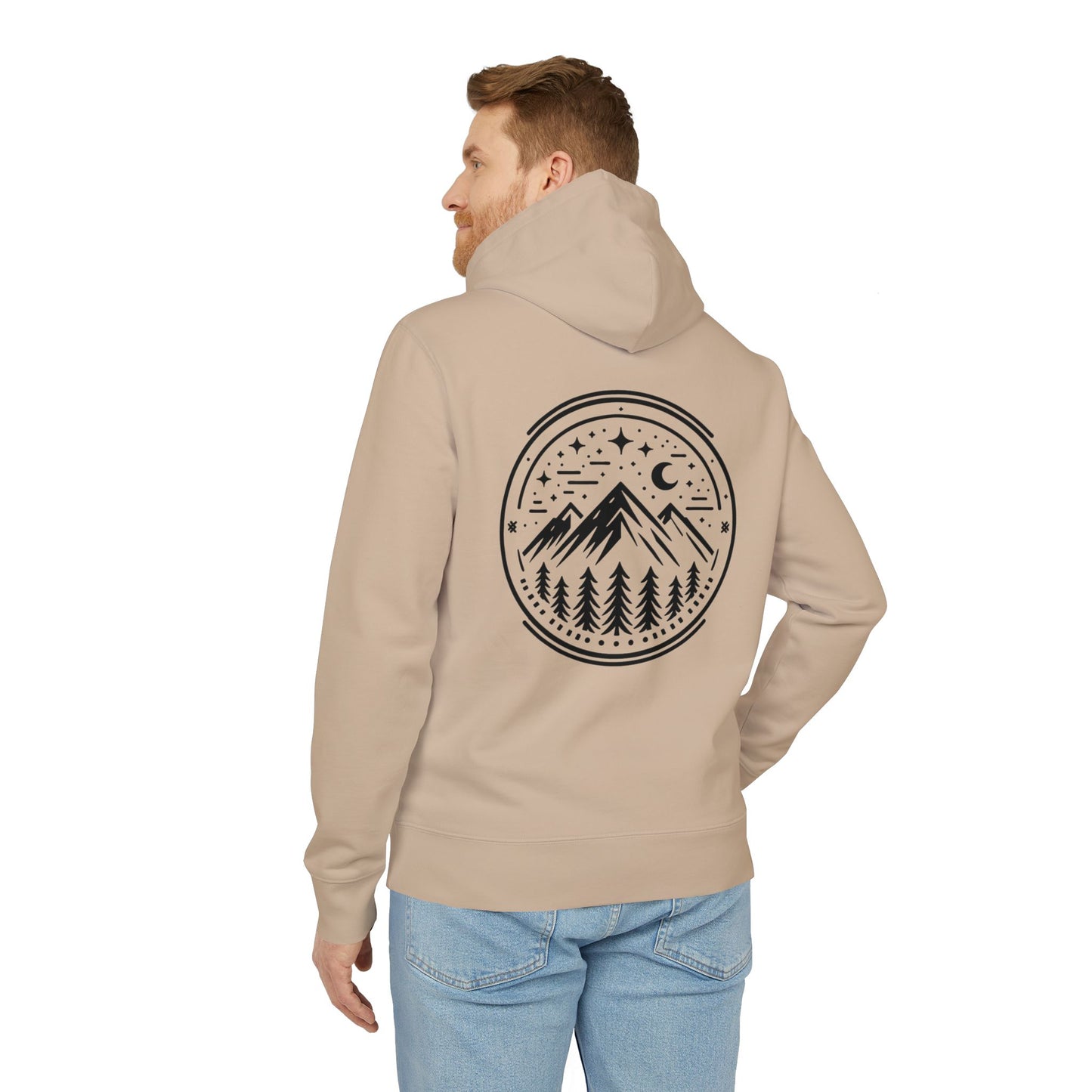 Premium Organic Hoodie Mountain Peak