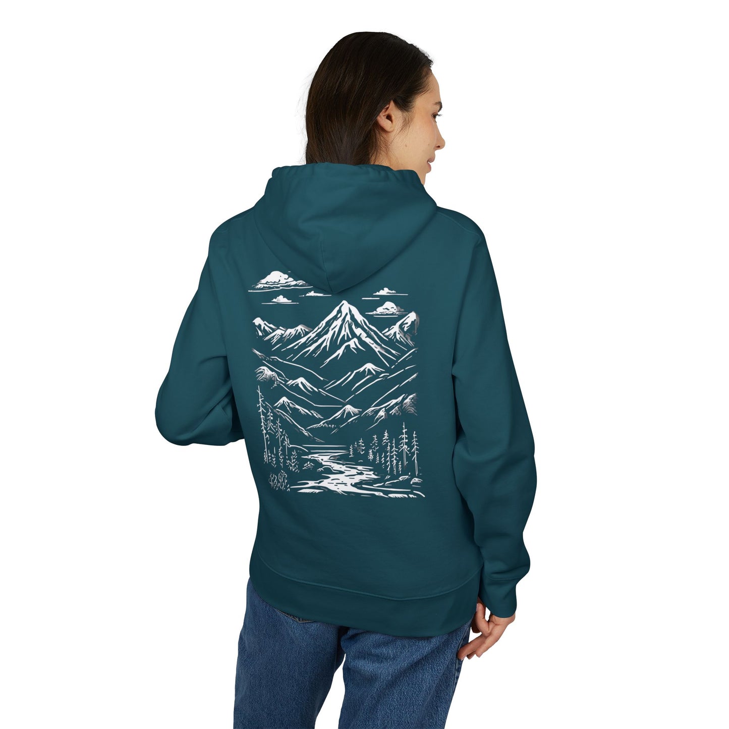 Premium Hoodie "Mountain River"