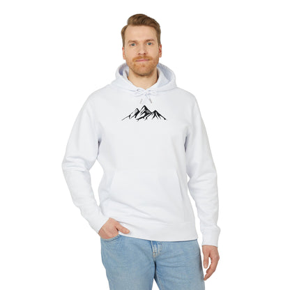 Premium Organic Outdoor Hoodie | Find your Peak | white