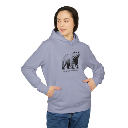 Ultra-Soft Organic Hoodie "Respect the Wild"