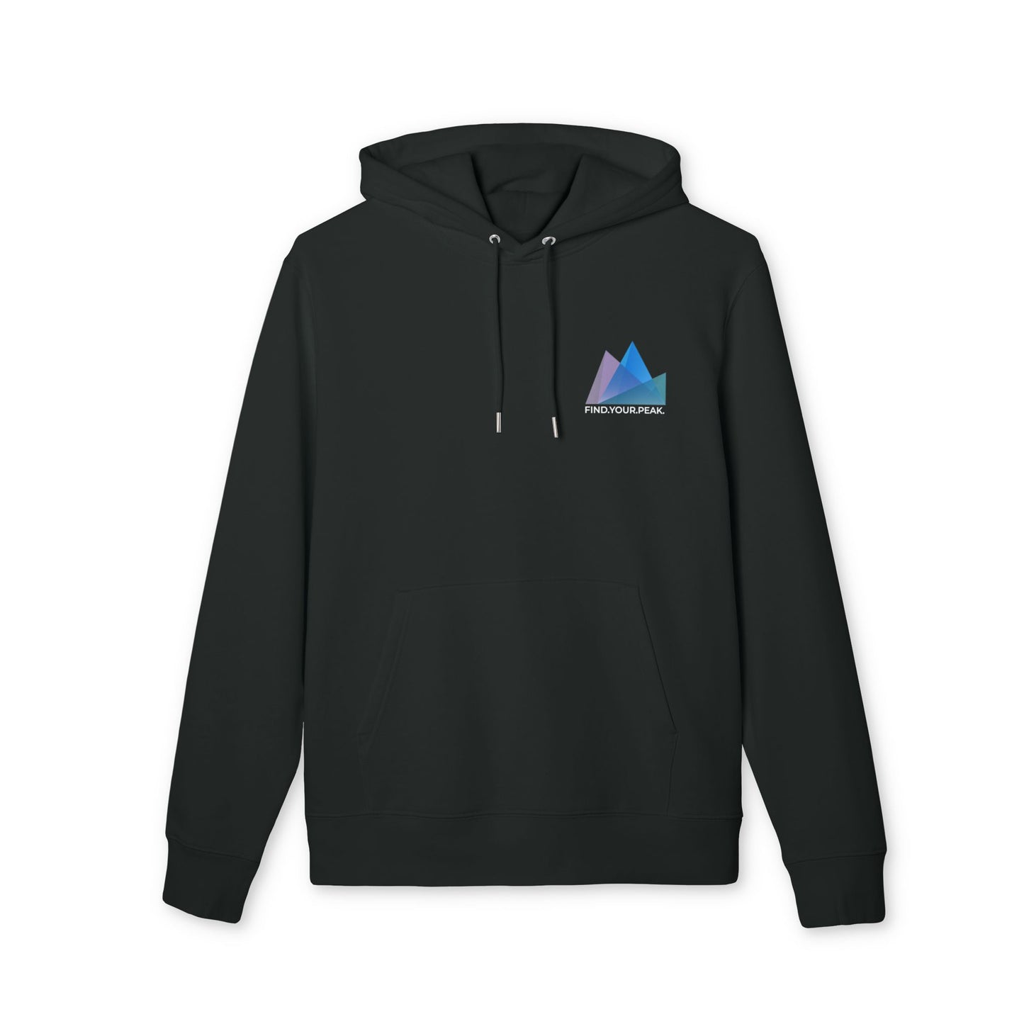 Ultra-Soft Organic Hoodie Peak Geometry