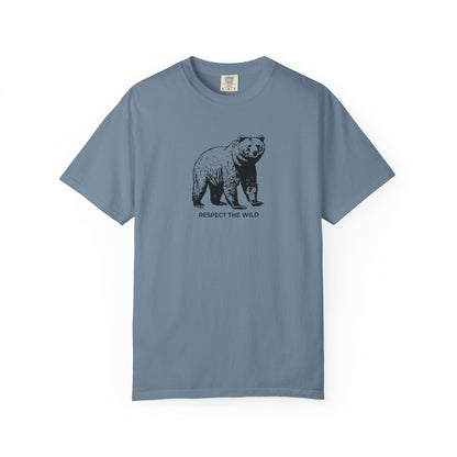 Bear Graphic T-Shirt — "Respect the Wild" Tee