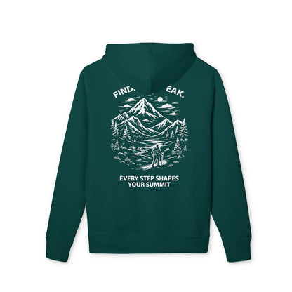 Premium Organic Hoodie - Every Step Shapes Your Summit