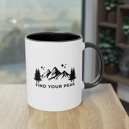 Tasse | Find your Peak | weiß