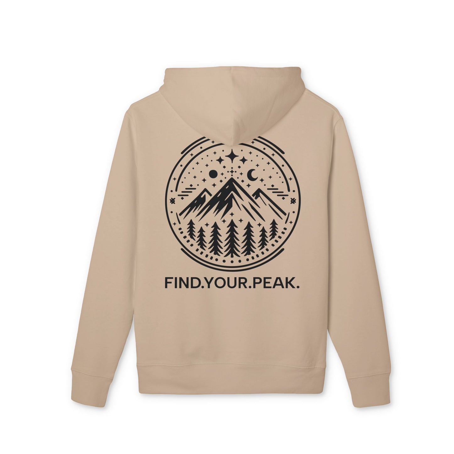 Ultra-Soft Organic Hoodie "Mountain Stars"