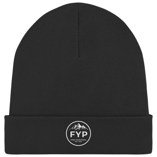 FIND.YOUR.PEAK. Beanie - Organic Rib Beanie