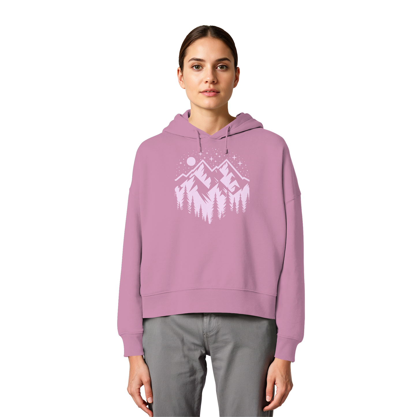 Moonlight - Womens Organic Boxcut Hoodie