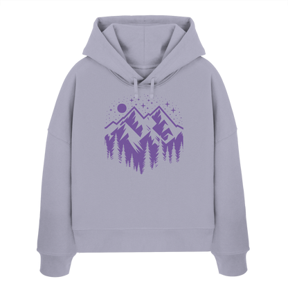 Moonlight - Womens Organic Boxcut Hoodie