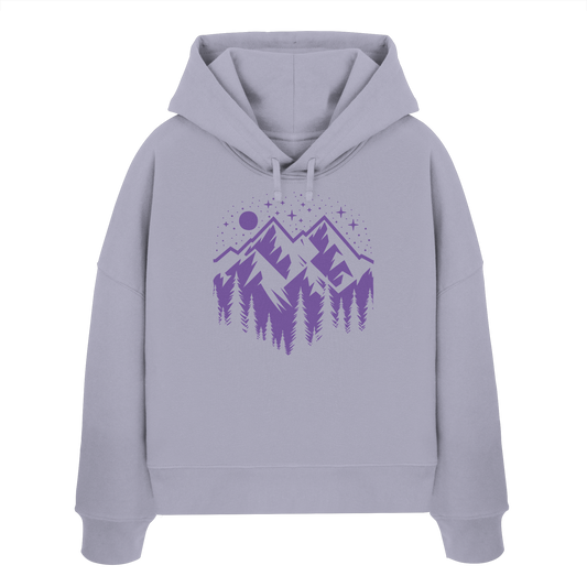 Moonlight - Womens Organic Boxcut Hoodie